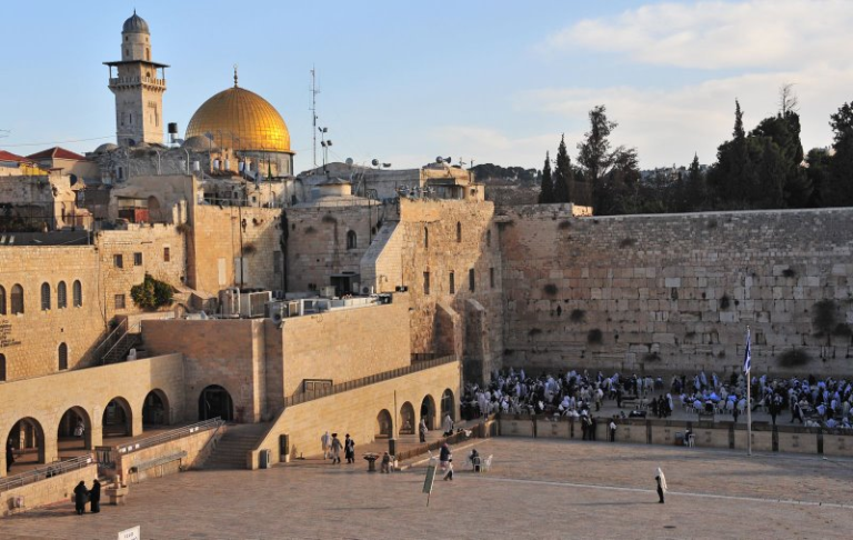 Jerusalem Temple Mount Western Wailing Wall Dome of the Rock